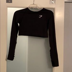 Gymshark Vital Crop Top Black